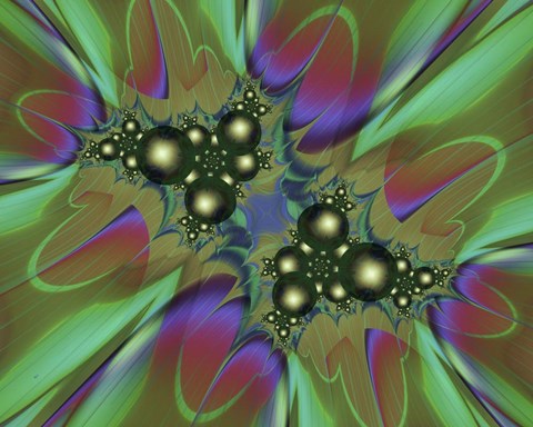 Framed Molecular Motion Print