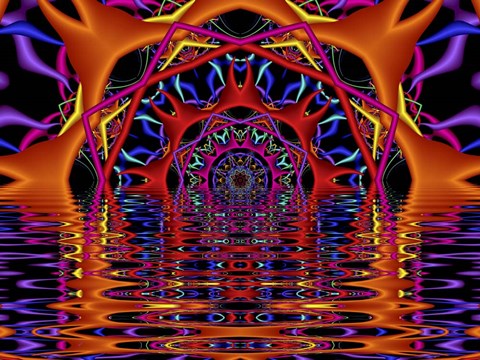 Framed Sky Fire Print