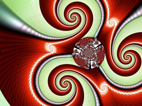 Framed Ribbons And Bows Print