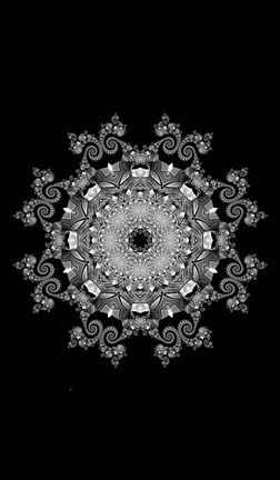 Framed Silver 3 Print