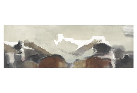 Framed Mountain Pass Print