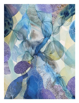 Framed Water Series Whirl Print