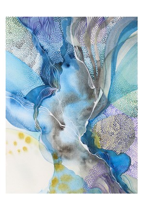 Framed Water Series in The Flow Print