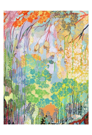 Framed Summer Rain B Print