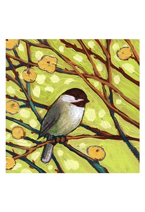 Framed Modern Bird I Print