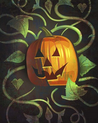 Framed Pumpkin Patch Print