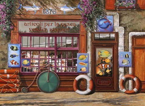 Framed Lezione Di Acquario Print