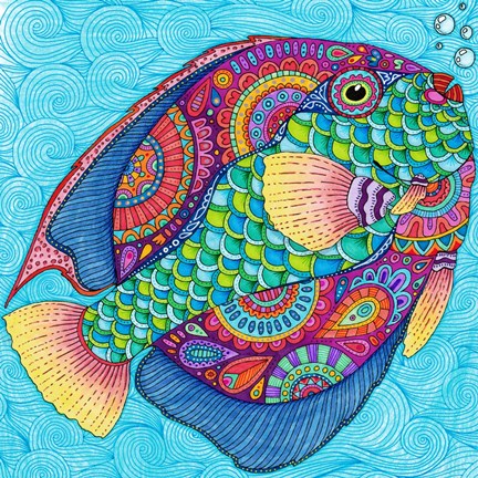 Framed Tropical Paradise 9 Print