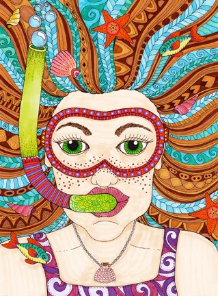 Framed Tropical Paradise 10 Print