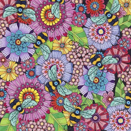 Framed Winged Things 24 Print