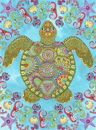 Framed Tropical Paradise 15 Print