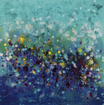 Framed Ocean Break 1 Print