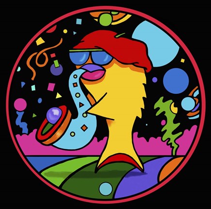 Framed Jazz Fish Print