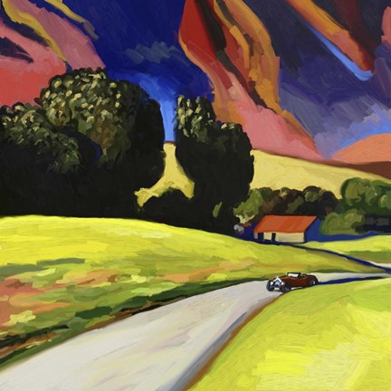 Framed Pop Art - Retro - Landscape Print