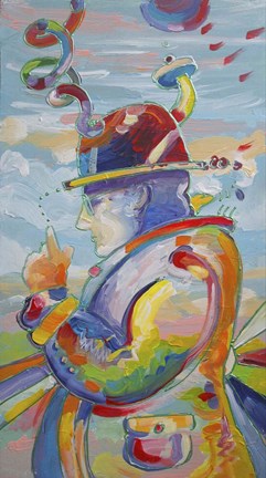 Framed Pop Art Thinker Print