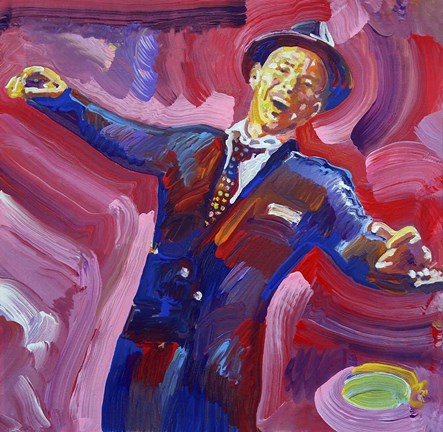 Framed Frank Sinatra Print