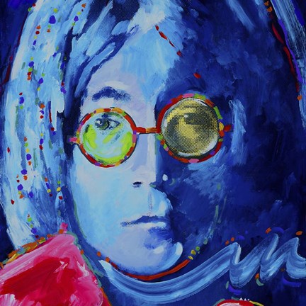 Framed John Lennon 2 Print