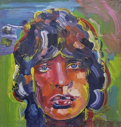 Framed Mick Jagger Print