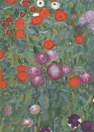 Framed Flower Garden Print