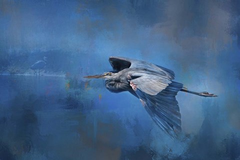 Framed Flying Home Print