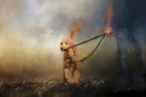 Framed Leading Him Out Of The Storm Print