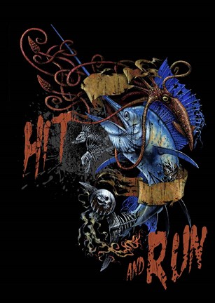 Framed Hit N run Print