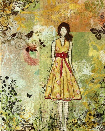 Framed little Birdie Print