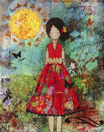 Framed Let The Sun Shine In Print