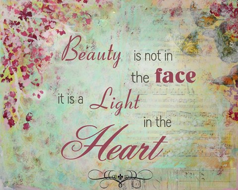 Framed Light in the heart Print