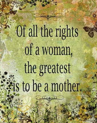 Framed Mothers Print
