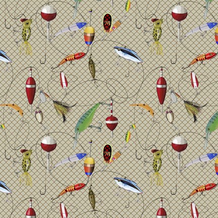 Framed Wilderness Lodge-J Print