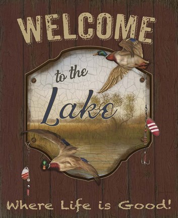 Framed Wilderness Lodge-C Print