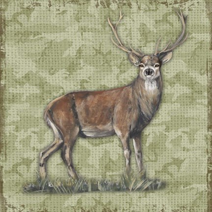 Framed Wilderness Lodge-Q8 Print