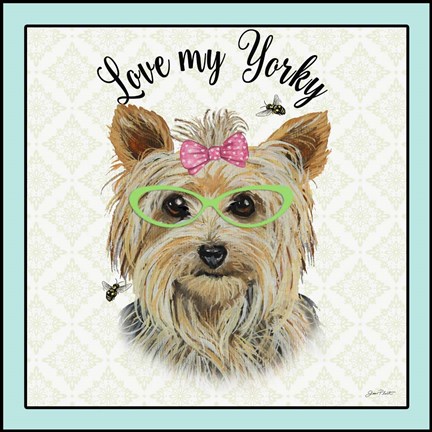 Framed Yorky Print