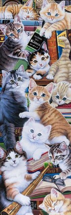 Framed Cat Tower Print