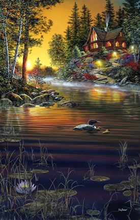 Framed Garden Hideaway Print