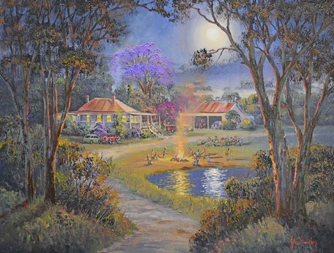 Framed Country Catchup Print