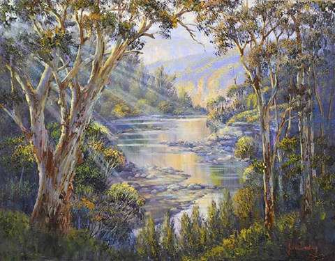 Framed Late Light Oberon Print