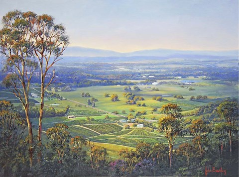 Framed Pokolbin Pastoral 2 Print