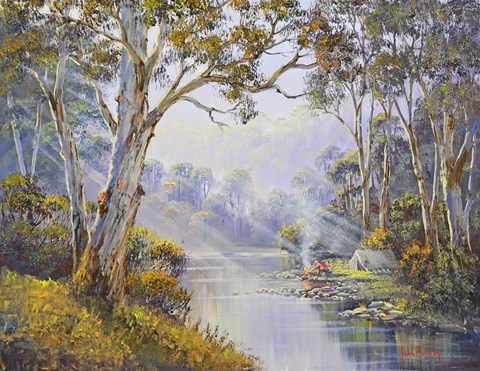 Framed End to a Perfect Day Print