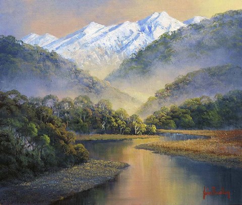 Framed West Coast Sunset Print