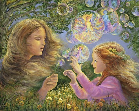 Framed Buttercups And Bubbles Print