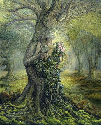 Framed Dryad And The Tree Spirit Print