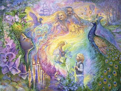 Framed Forget-Me-Not Print