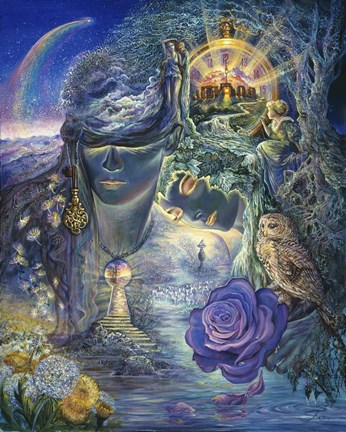 Framed Key To Eternity Print