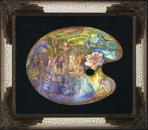 Framed Palette Of Memories Print