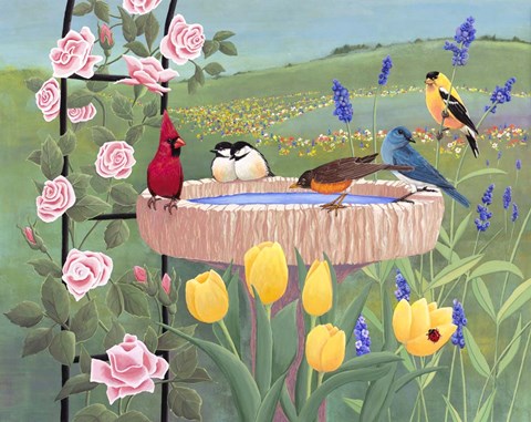 Framed Bath Time Print