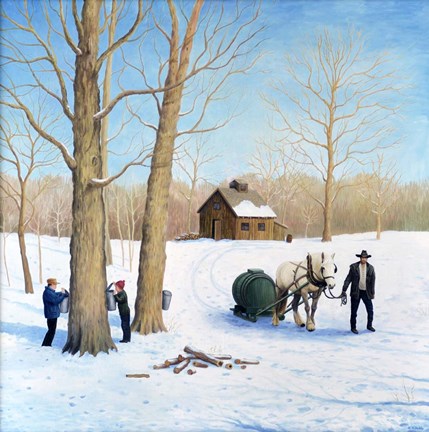 Framed Saps running Print