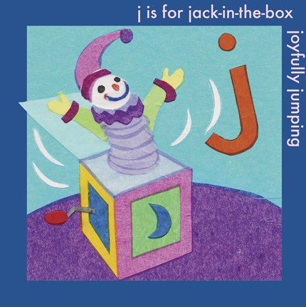 Framed J is For Jack Print
