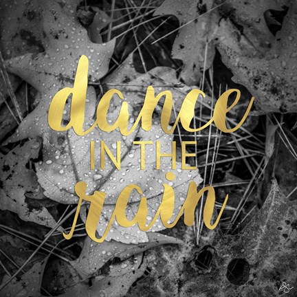 Framed Dance In The Rain Print